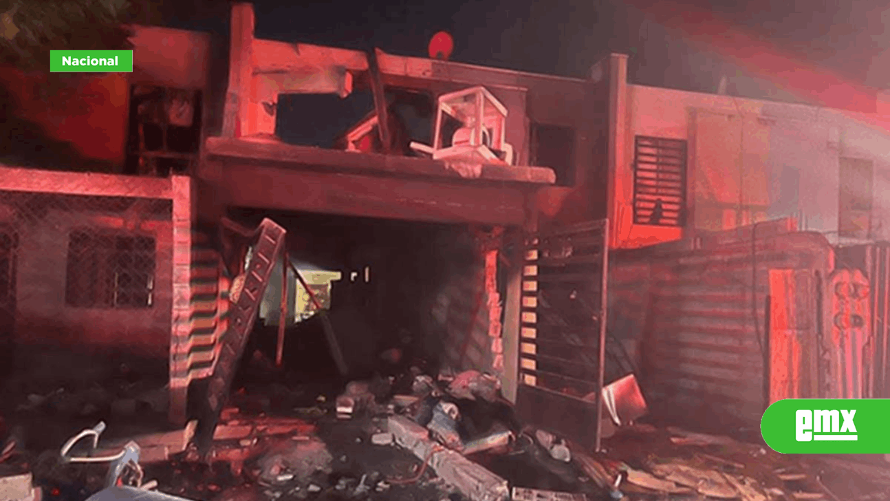 EMX-Terrible explosión en Escobedo, NL deja 10 lesionados y daños en 34 casas
