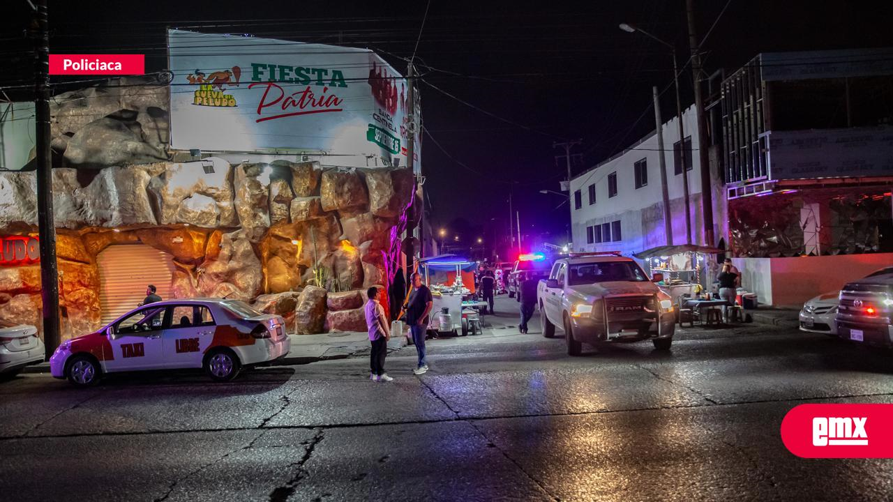 EMX-Dos hombres baleados en estacionamiento a un costado de La Cueva del Peludo 