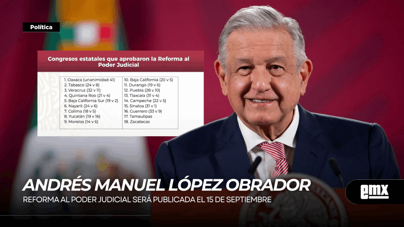 EMX-AMLO…reforma-al-Poder-Judicial-será-publicada-el-15-de-septiembre