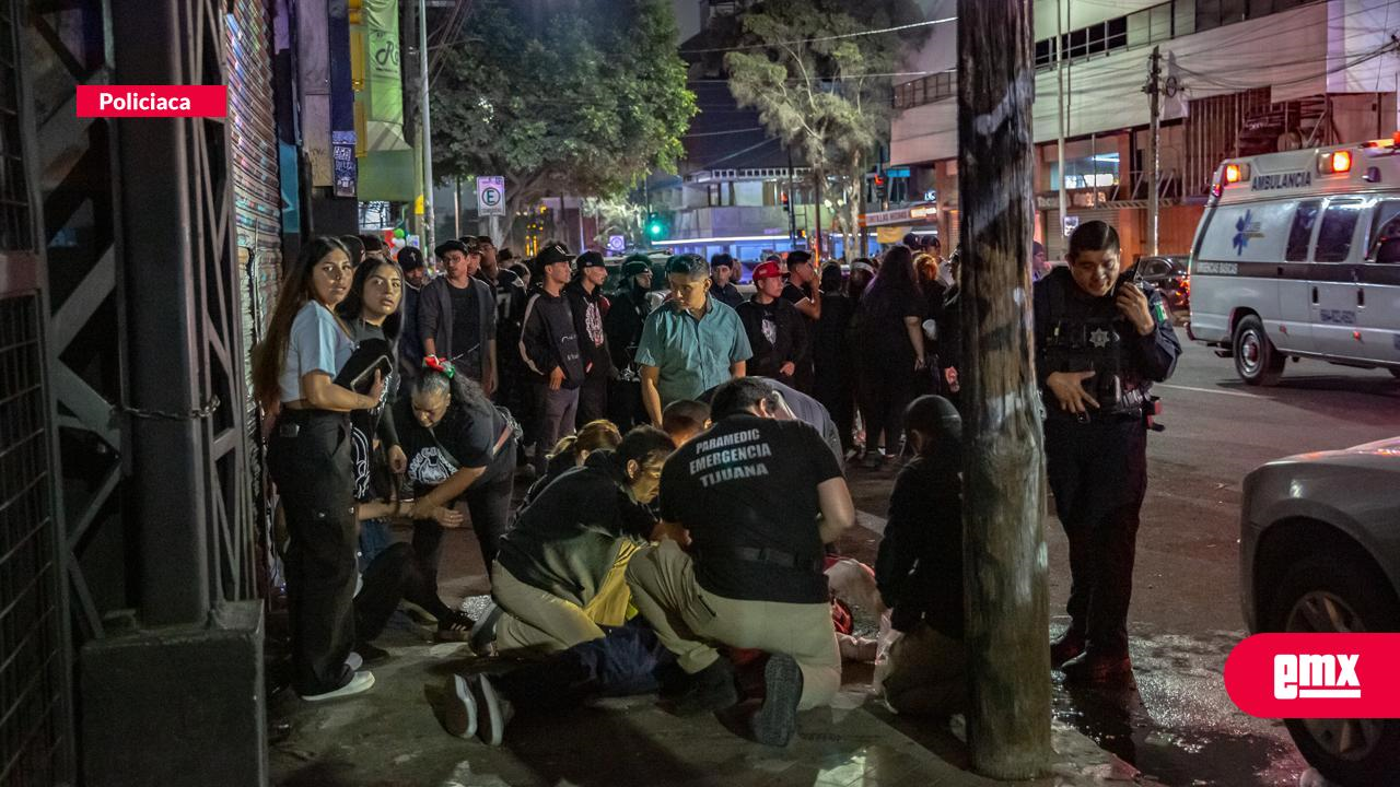 EMX-Balearon a un sujeto en la calle Sexta de Tijuana