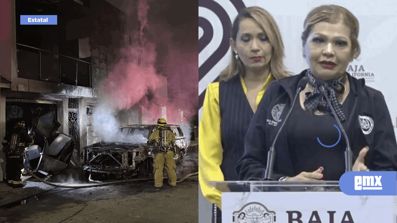 EMX-'Corto circuito' causa incendio del vehículo de alcalde Darío Benítez en Tecate: FGE