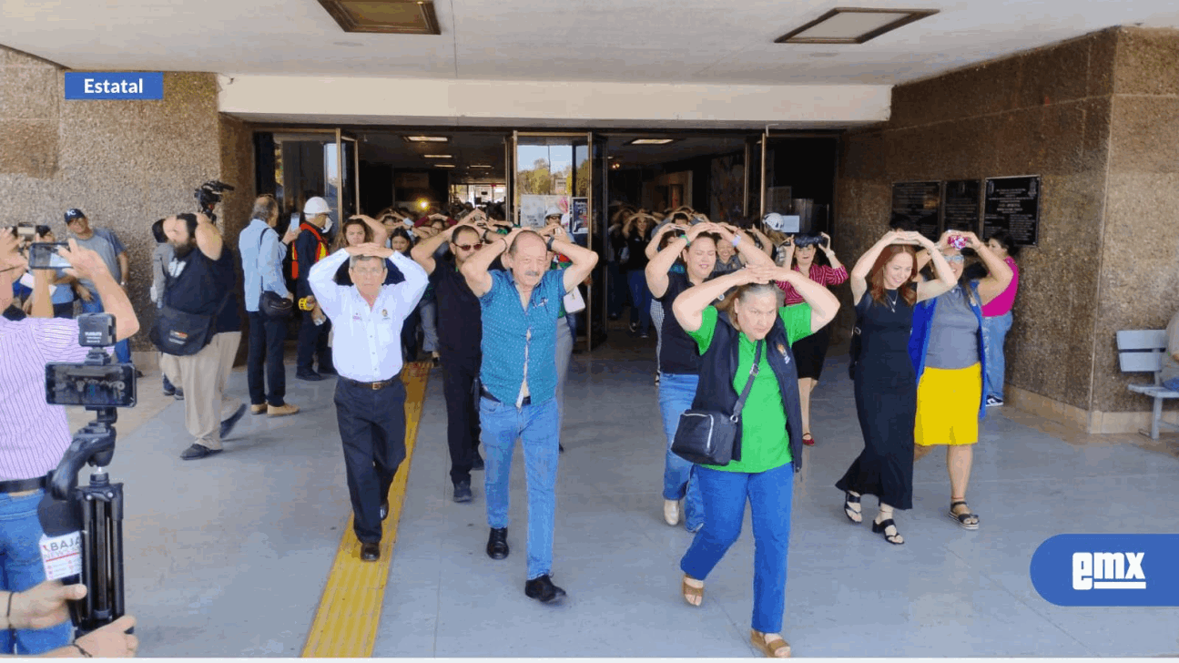 EMX-Realizan simulacro de sismo en la capital de BC 