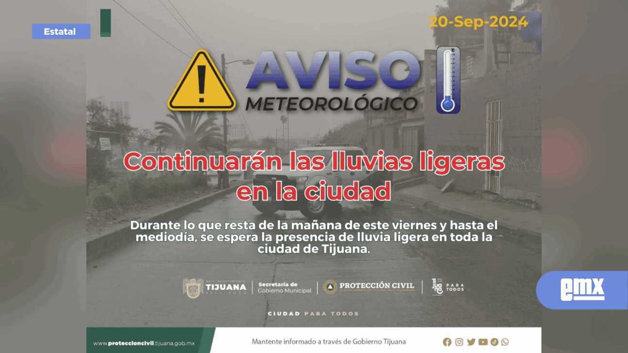 EMX-CONTINUARÁN-LLUVIAS-LIGERAS-HASTA-EL-MEDIO-DÍA-DE-ESTE-VIERNES:-PROTECCIÓN-CIVIL