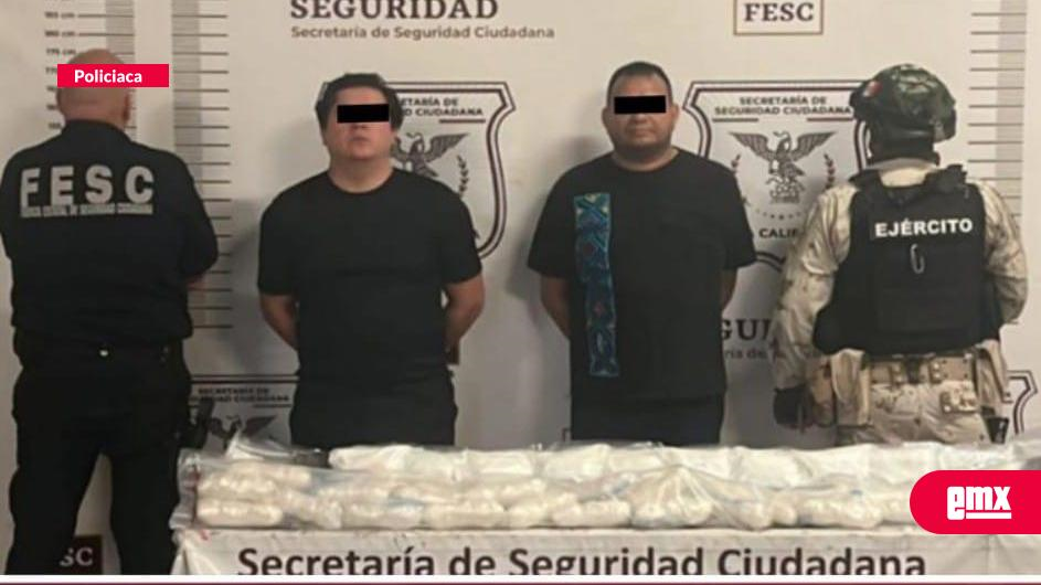 EMX-DECOMISAN-FESC-Y-SEDENA-FENTANILO-Y-METANFETAMINA-EN-TIJUANA,-DOS-DETENIDOS